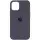 Чехол Silicone Case Full Protective (AA) для Apple iPhone 12 Pro / 12 (6.1") Серый / Dark Gray