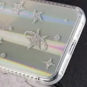 TPU + Glass чохол Aurora Space для Apple iPhone 12 Pro Max (6.7"") (зірки)