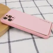 Кожаный чехол Xshield для Apple iPhone 12 Pro (6.1"") (Розовый / Pink)