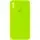 Чехол Silicone Case Square Full Camera Protective (AA) для Apple iPhone XS Max (6.5") Салатовый / Neon green