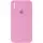 Чехол Silicone Case Square Full Camera Protective (AA) для Apple iPhone XS Max (6.5") Розовый / Light pink