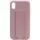 Чохол Silicone Case Hand Holder для Apple iPhone XS Max (6.5") Рожевий / Pink Sand