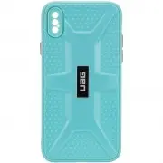 Чохол TPU + PC UAG для Apple iPhone XS Max (Бірюзовий)