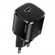 СЗУ Usams US-CC124 T36 20W Super Si (1USB-C) Черный