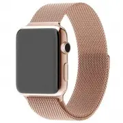Ремешок Milanese Loop Design для Apple Watch 42(ser.1-3)/44/45/46/49mm Champagne gold