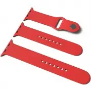Силиконовый ремешок для Apple Watch Sport Band 42(ser.1-3)/44/45/46/49mm (S/M & M/L) 3pcs Красный / Red