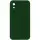 Чехол Silicone Case Square Full Camera Protective (AA) для Apple iPhone XR (6.1") Зеленый / Army green