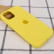 Чохол для Apple iPhone 13 Pro Silicone Case Full Protective (AA) (Жовтий / Yellow)