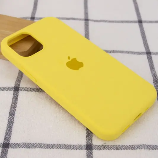 Чохол Silicone Case Full Protective (AA) для Apple iPhone 13 Pro (6.1") Жовтий / Yellow - зображення 1 
