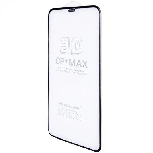 Защитное стекло Nillkin (CP+ max 3D) (full glue) для Apple iPhone 11 Pro Max (6.5") / XS Max (6.5") Черный - изображение 1