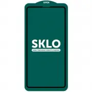 Захисне скло SKLO 5D (тех.пак) для Apple iPhone 13 / 13 Pro / 14 / 16e (6.1") Чорний