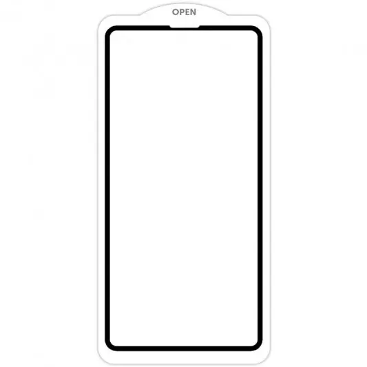 Захисне скло SKLO 5D (тех.пак) для Apple iPhone 13 Pro Max / 14 Plus (6.7") Чорний / Біла підкладка