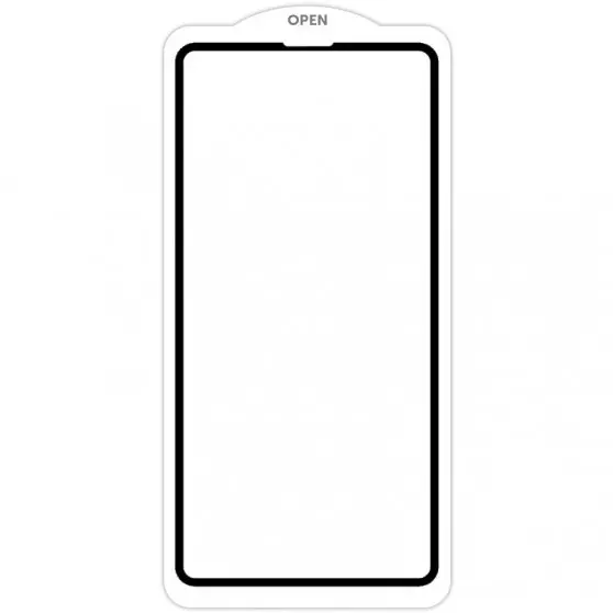 Защитное стекло SKLO 5D (тех.пак) для Apple iPhone 13 Pro Max / 14 Plus (6.7") Черный / Белая подложка