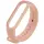 Силиконовый ремешок для Xiaomi Mi Band 3/4 Розовый / Pudra