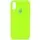 Чехол Silicone Case (AA) для Apple iPhone XS Max (6.5") Салатовый / Neon Green