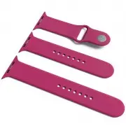 Силіконовий ремінець для Apple Watch Sport Band 42(ser.1-3)/44/45/46/49mm (S/M & M/L) 3pcs Бордовий / Maroon