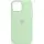 Чехол Silicone Case Full Protective (AA) для Apple iPhone 12 Pro / 12 (6.1") Зеленый / Pistachio