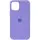 Чехол Silicone Case Full Protective (AA) для Apple iPhone 12 Pro Max (6.7") Сиреневый / Dasheen