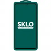 Защитное стекло SKLO 5D (тех.пак) для Apple iPhone 11 (6.1") / XR Черный