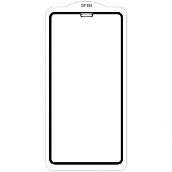 Захисне скло SKLO 5D (тех.пак) для Apple iPhone 11 Pro Max (6.5") / XS Max Чорний / Біла підкладка