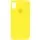 Чохол Silicone Case Full Protective (AA) для Apple iPhone X / XS (5.8") Жовтий / Neon Yellow