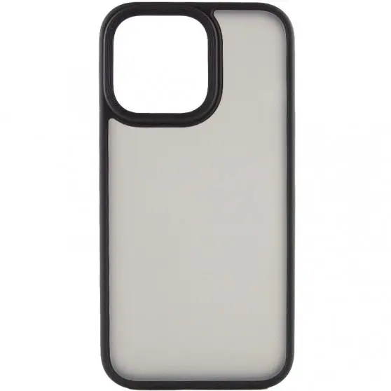TPU+PC чехол Metal Buttons для Apple iPhone 13 Pro (6.1") Черный