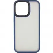 TPU+PC чохол Metal Buttons для Apple iPhone 13 Pro Max (6.7") Синій