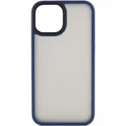 TPU+PC чехол Metal Buttons для Apple iPhone 13 (6.1") Синий