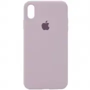 Чохол Silicone Case Full Protective (AA) для Apple iPhone X / XS (5.8") Сірий / Lavender