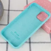 Чохол для iPhone 11 Silicone Case Full Protective (AA) (Бірюзовий / Marine Green)