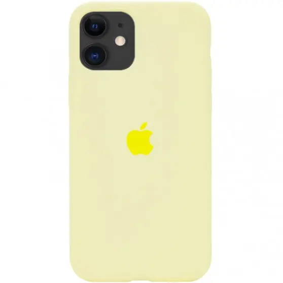 Чохол Silicone Case Full Protective (AA) для Apple iPhone 11 (6.1") Жовтий / Mellow Yellow