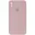 Чехол Silicone Case Square Full Camera Protective (AA) для Apple iPhone X / XS (5.8") Розовый / Pink Sand