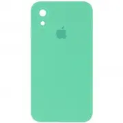 Чохол Silicone Case Square Full Camera Protective (AA) для Apple iPhone XR (6.1") Зелений / Spearmint