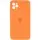 Чохол Silicone Case Square Full Camera Protective (AA) для Apple iPhone 11 Pro (5.8") Помаранчевий / Papaya