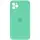 Чехол Silicone Case Square Full Camera Protective (AA) для Apple iPhone 11 Pro Max (6.5") Зеленый / Spearmint