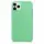 Чохол Silicone Case without Logo (AA) для Apple iPhone 11 Pro (5.8") Зелений / Spearmint