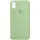 Чехол Silicone Case Full Protective (AA) для Apple iPhone XR (6.1") Зеленый / Pistachio