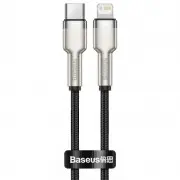 Дата кабель Baseus Cafule Series Metal Type-C to Lightning PD 20W (1m) (CATLJK-A) Чорний