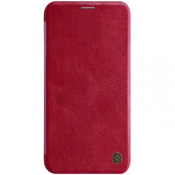 Кожаный чехол-книжка Nillkin Qin Series для Apple iPhone 11 Pro (5.8") Красный