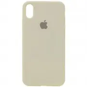 Чохол Silicone Case Full Protective (AA) Apple iPhone X (5.8"") / XS (5.8"") (Бежевий / Antigue White)