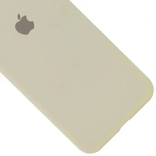 Чохол Silicone Case Full Protective (AA) для Apple iPhone X / XS (5.8") Бежевий / Antique White - зображення 2 