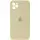 Чохол Silicone Case Square Full Camera Protective (AA) для Apple iPhone 11 Pro (5.8") Жовтий / Mellow Yellow