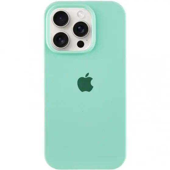 Чехол Silicone Case Full Protective (AA) для Apple iPhone 13 Pro Max (6.7") Бирюзовый / Turquoise