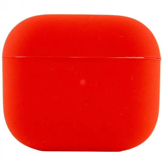 Силиконовый футляр для наушников AirPods 3 Красный / Red