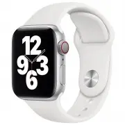 Силіконовий ремінець для Apple watch 42mm / 44mm (Білий / White)