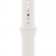 Силіконовий ремінець для Apple watch 42mm / 44mm (Білий / White)