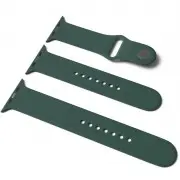 Силиконовый ремешок для Apple Watch Sport Band 42(ser.1-3)/44/45/46/49mm (S/M & M/L) 3pcs Зеленый / Pine green