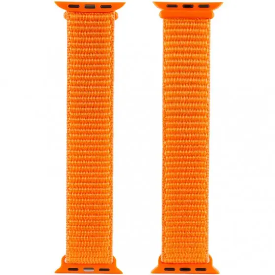 Ремешок Nylon для Apple Watch 38/40/41/42mm(ser.10) Оранжевый / Orange