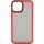 TPU+PC чехол Metal Buttons для Apple iPhone 13 (6.1") Красный