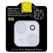 Защитное стекло на камеру Full Block (тех.пак) для Apple iPhone 13 mini (5.4") / 13 (6.1") Прозрачный